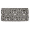 Grey Raccoon Pattern Print Towel