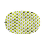 Grey Striped Alien Pattern Print Car Side Mirror Covers