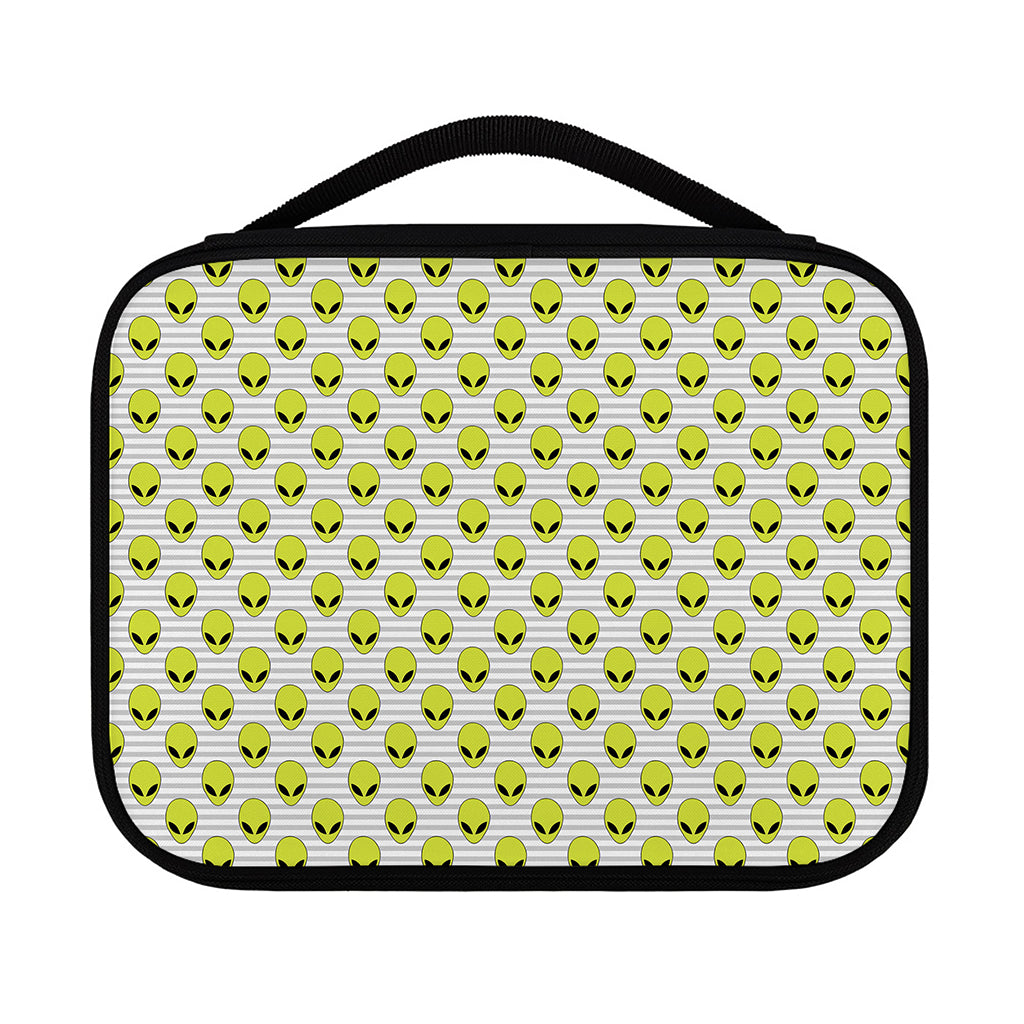 Grey Striped Alien Pattern Print Classic Bible Case