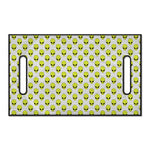 Grey Striped Alien Pattern Print Golf Cart Seat Cover