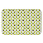 Grey Striped Alien Pattern Print Indoor Door Mat