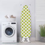 Grey Striped Alien Pattern Print Ironing Board Cover