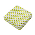 Grey Striped Alien Pattern Print Outdoor Seat Cushion Cover