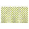 Grey Striped Alien Pattern Print Polyester Doormat