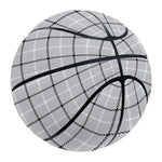 Grey Tattersall Pattern Print Basketball