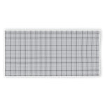 Grey Tattersall Pattern Print Beach Towel