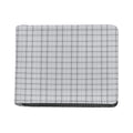 Grey Tattersall Pattern Print Bifold Wallet