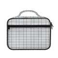 Grey Tattersall Pattern Print Briefcase Bible Bag