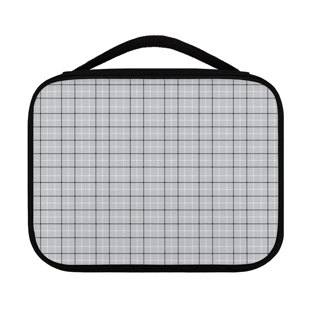 Grey Tattersall Pattern Print Classic Bible Case