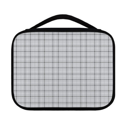 Grey Tattersall Pattern Print Classic Bible Case