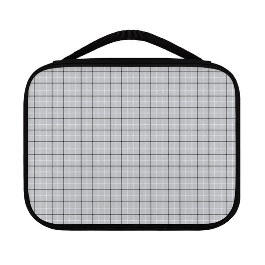 Grey Tattersall Pattern Print Classic Bible Case