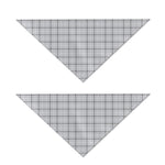 Grey Tattersall Pattern Print Dog Bandana