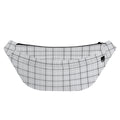 Grey Tattersall Pattern Print Fanny Pack