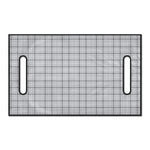 Grey Tattersall Pattern Print Golf Cart Seat Cover