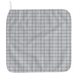 Grey Tattersall Pattern Print Hand Towel