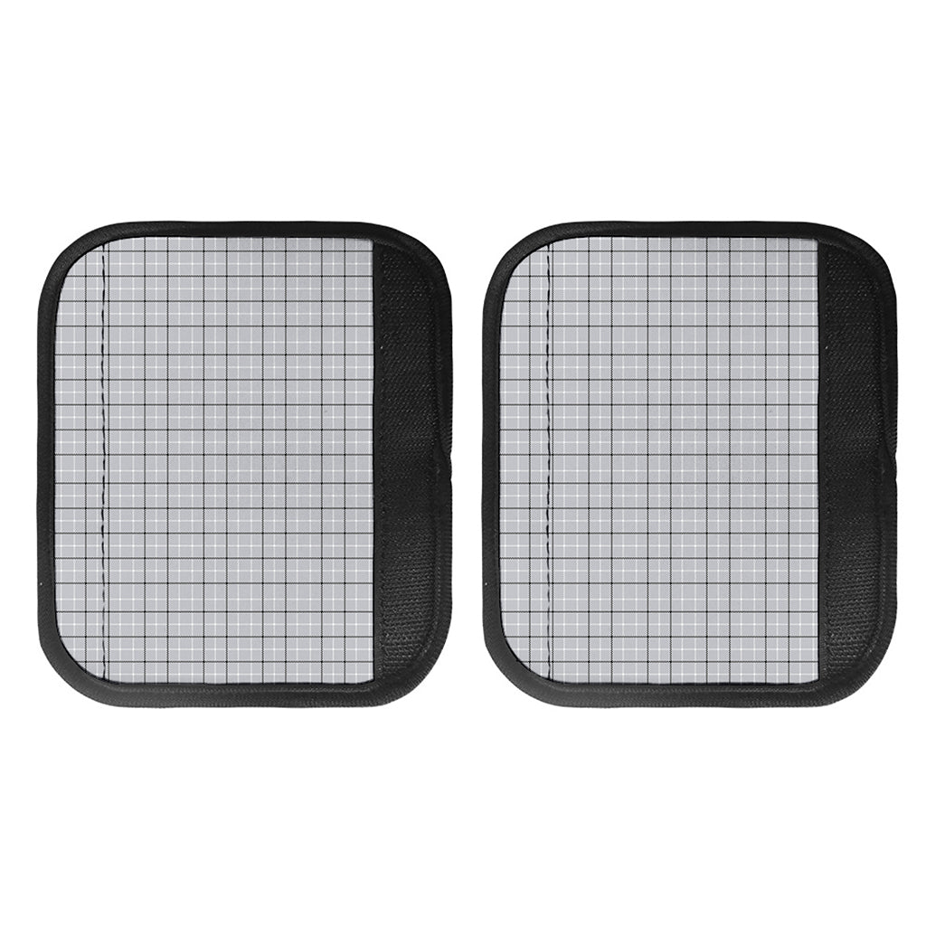 Grey Tattersall Pattern Print Handle Covers