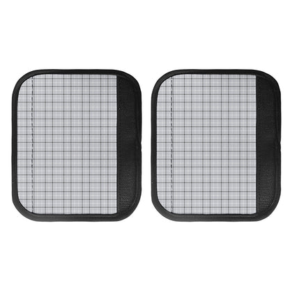 Grey Tattersall Pattern Print Handle Covers