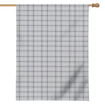 Grey Tattersall Pattern Print House Flag