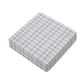 Grey Tattersall Pattern Print Outdoor Seat Cushion Cover