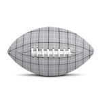 Grey Tattersall Pattern Print Rugby Ball