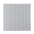 Grey Tattersall Pattern Print Silk Bandana