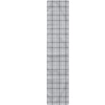 Grey Tattersall Pattern Print Table Runner