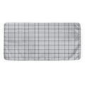 Grey Tattersall Pattern Print Towel