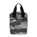 Grey Tiger Stripe Camouflage Print Bible Tote Bag