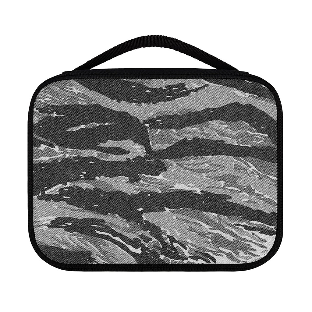 Grey Tiger Stripe Camouflage Print Classic Bible Case