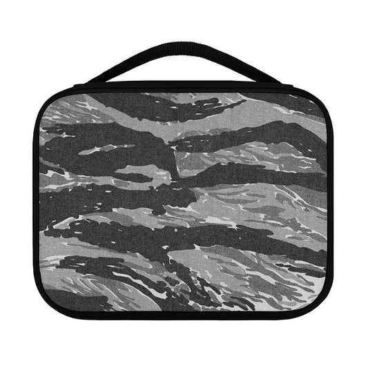 Grey Tiger Stripe Camouflage Print Classic Bible Case