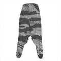 Grey Tiger Stripe Camouflage Print Hammer Pants