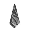 Grey Tiger Stripe Camouflage Print Hand Towel