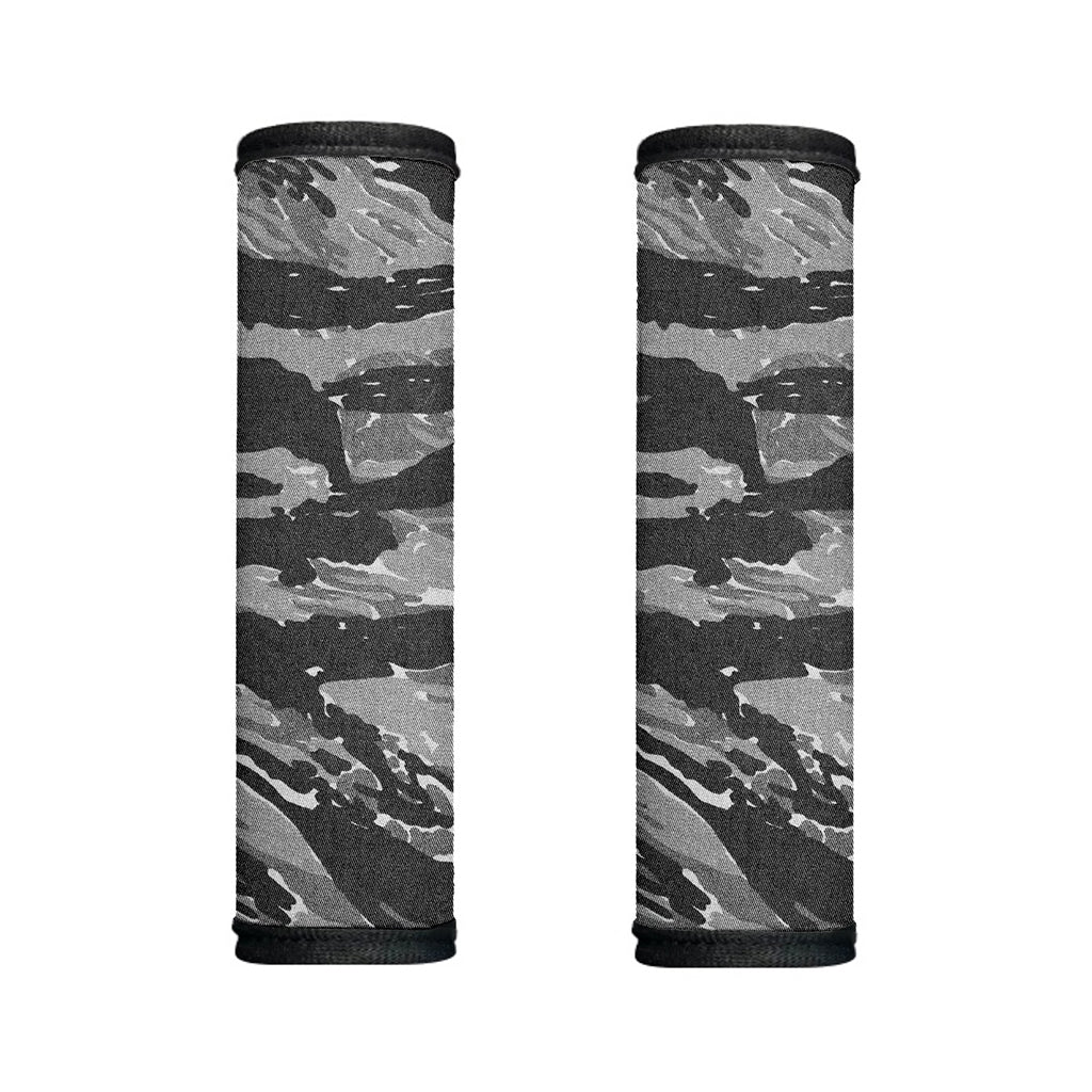 Grey Tiger Stripe Camouflage Print Handle Covers