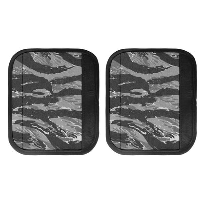 Grey Tiger Stripe Camouflage Print Handle Covers