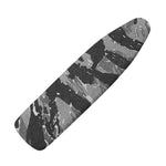 Grey Tiger Stripe Camouflage Print Ironing Board Cover