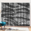 Grey Tiger Stripe Camouflage Print Pencil Pleat Curtains