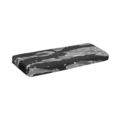 Grey Tiger Stripe Camouflage Print Piano Keyboard Cover