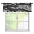 Grey Tiger Stripe Camouflage Print Window Valance