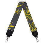 Grey Watercolor Pineapple Pattern Print Bag Strap