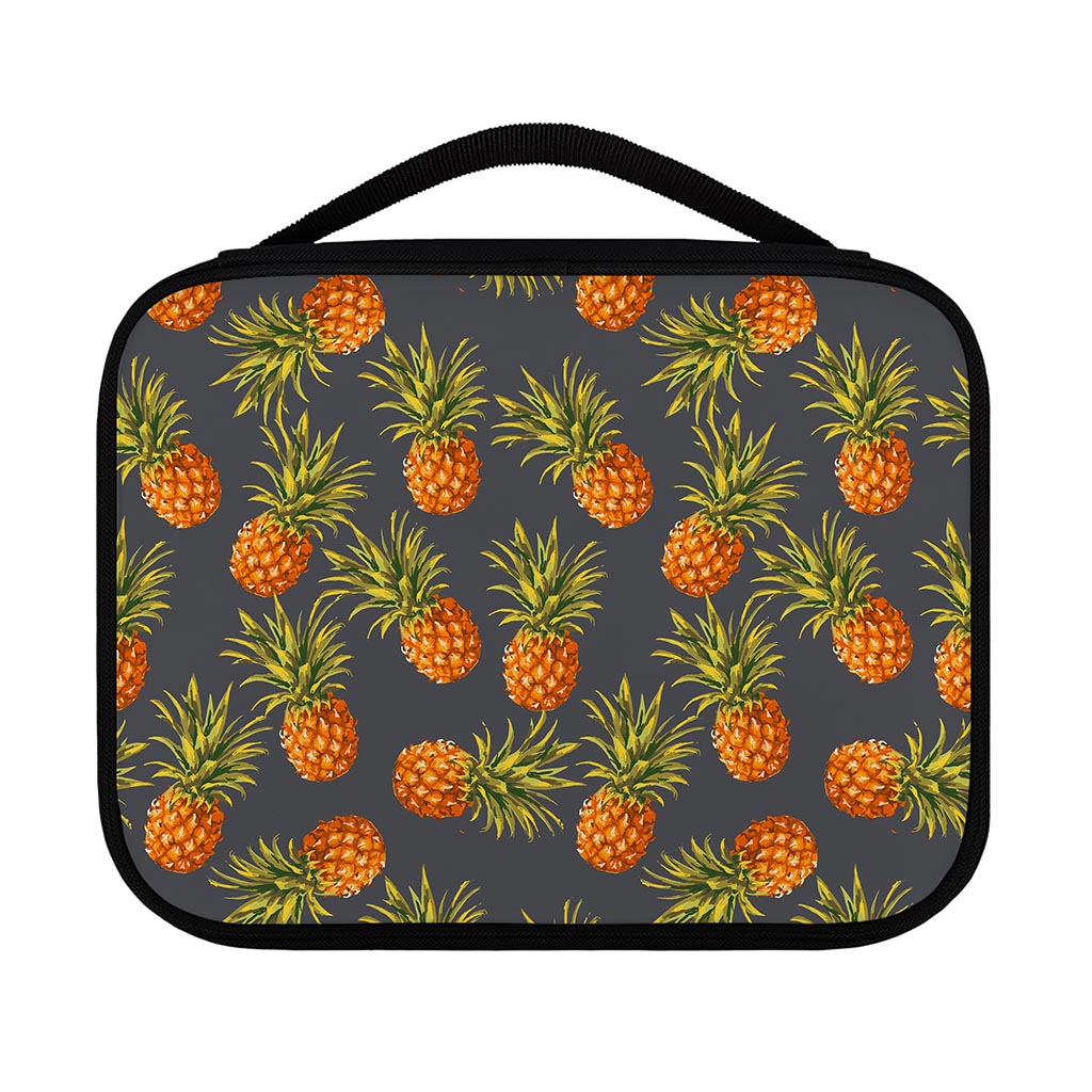 Grey Watercolor Pineapple Pattern Print Classic Bible Case