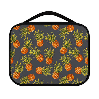 Grey Watercolor Pineapple Pattern Print Classic Bible Case