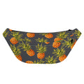 Grey Watercolor Pineapple Pattern Print Fanny Pack