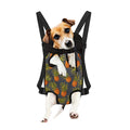 Grey Watercolor Pineapple Pattern Print Pet Carrier Backpack