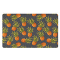 Grey Watercolor Pineapple Pattern Print Polyester Doormat