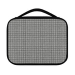 Grey Windowpane Pattern Print Classic Bible Case