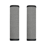 Grey Windowpane Pattern Print Handle Covers