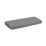 Grey Windowpane Pattern Print Piano Keyboard Cover