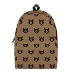 Grizzly Bear Pattern Print Backpack