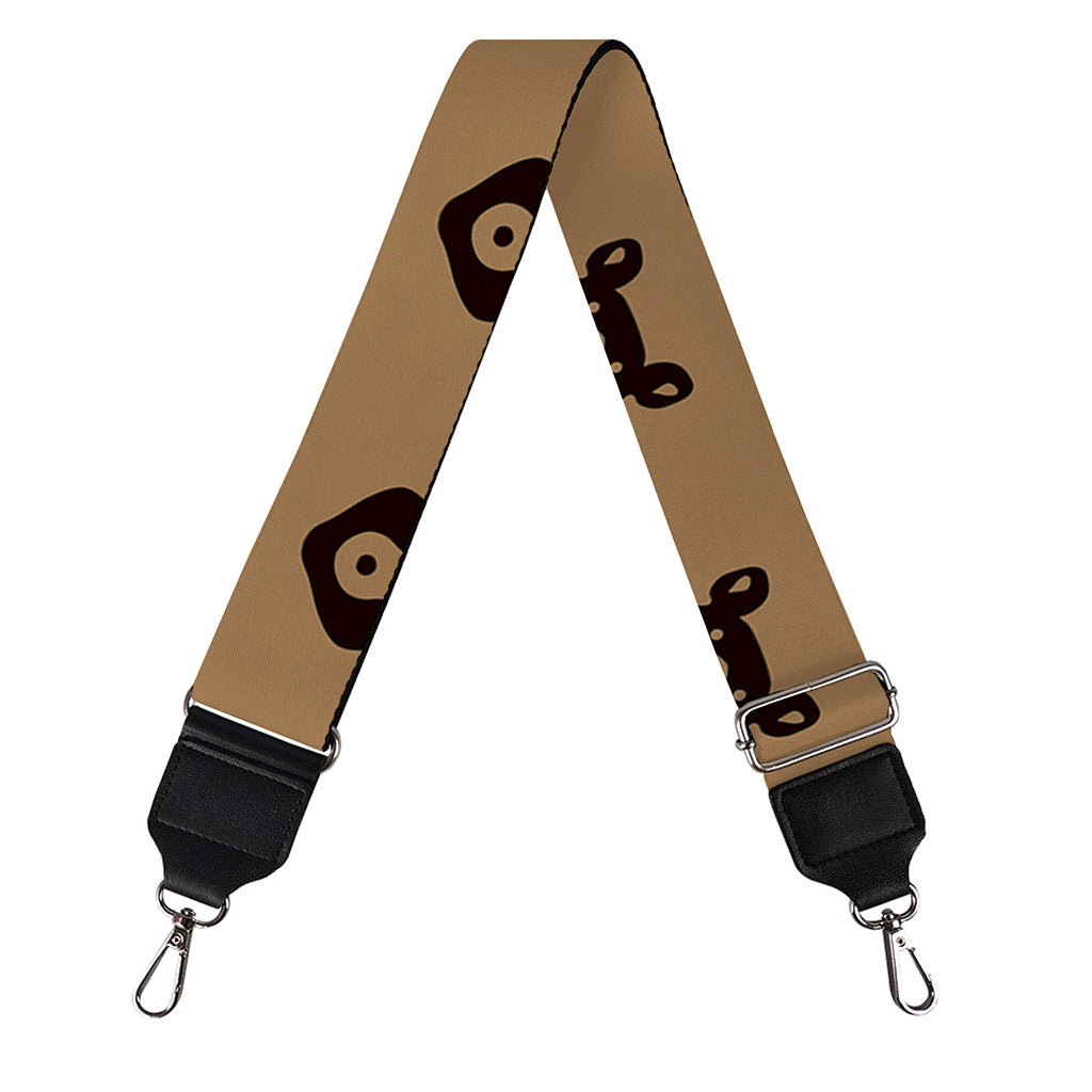 Grizzly Bear Pattern Print Bag Strap
