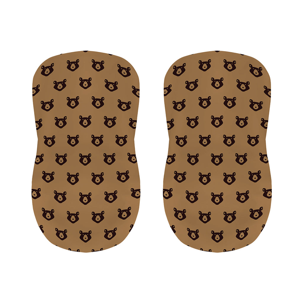 Grizzly Bear Pattern Print Bar Stool Covers